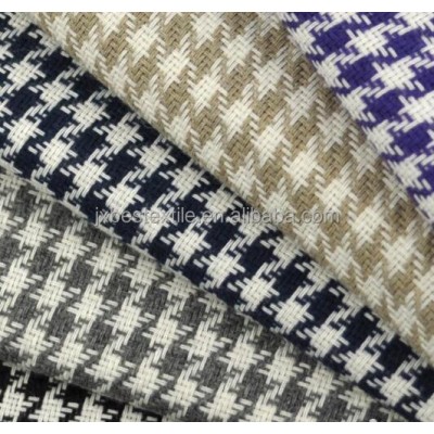 Houndstooth Fabric,Cotton Linen Fabric,Suitable For Garment & Home Textile